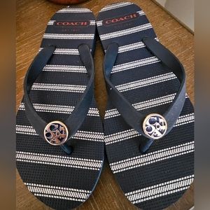 Coach flip flops